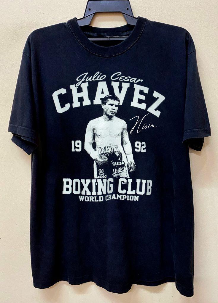 Rare Julio Cesar Chavez Gift For Fan Cotton Black All Size Unisex T-shirt UR197 XL
