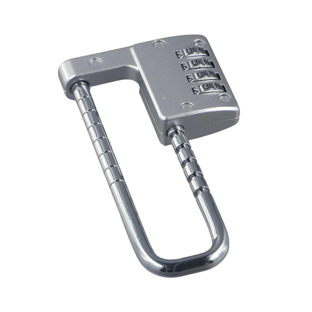 Adjustable Lengthened U-shaped Lock 4Digit Password Lock Head Retractable Code Lock Wardrobe