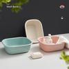 Large Rectangular Plastic Washbasin for Laundry, Vegetables, and Baby Care
