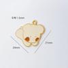Let's go for a walk dog keychain metal accessories