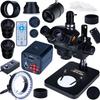 Mikroskop Trinokularowy 7–45x Z Kamerą 16MP 4K I Oświetleniem LED 56 – Zoom Optyczny | C-Mount | Inspekcja PCB | Serwis SMT