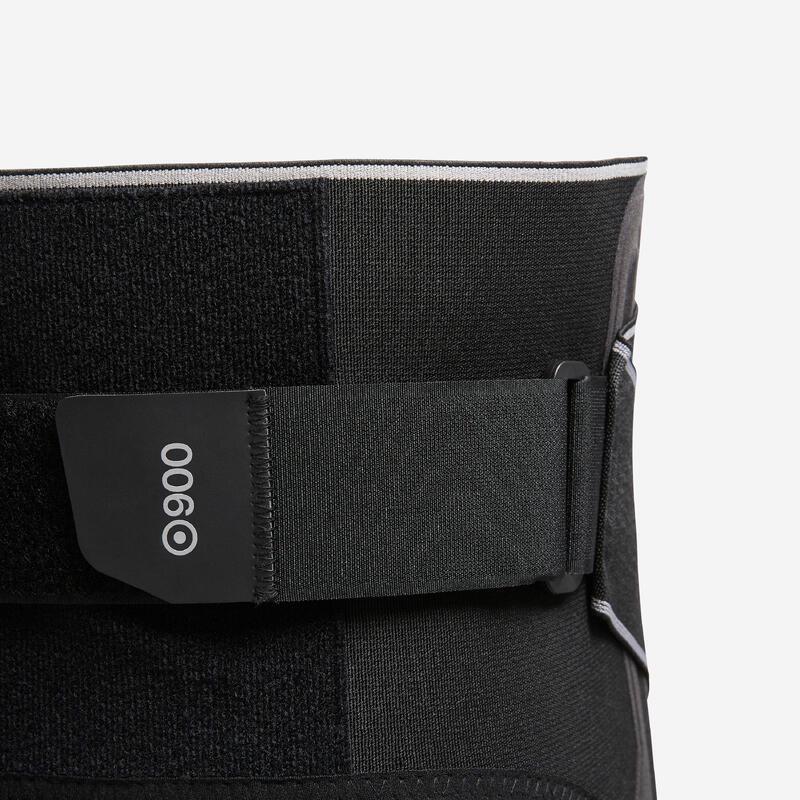 Decathlon Fitness Warm-Lendenwirbelstützgürtel mit 4 Stäben