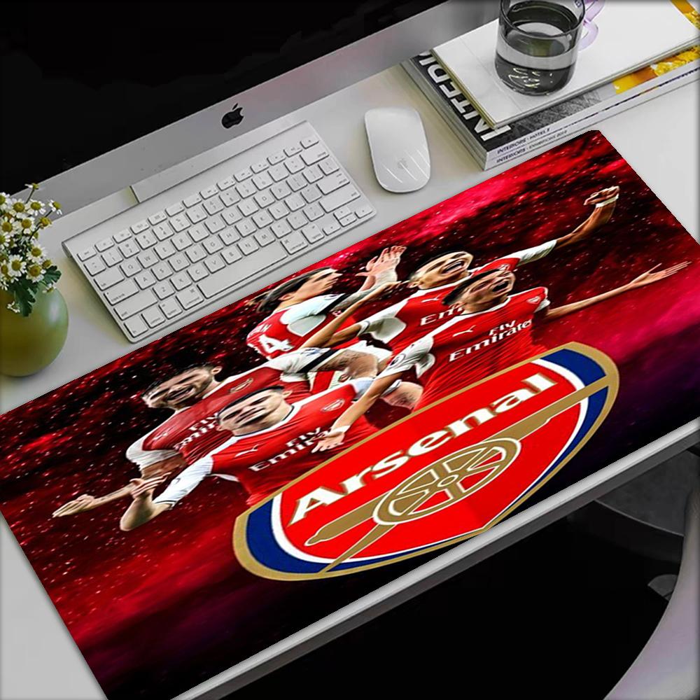 Arsenal Football Club Theme Mouse Pad, Non Slip Rubber Base, Multifunctional Office & Home Decor, Perfect for Workspace Personalization.