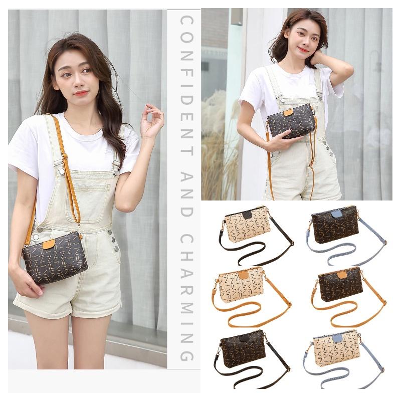 Small Square Crossbody Pvc Bag With Card And Coin Compartments