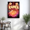 Neon Style Ramen Japanese Food Noodles Eggs Art Poster Canvas Painting Wall Prints Picture for Living Room Home Decor