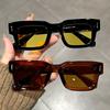 Retro Small Rectangle Punk Sunglasses for Women Fashion Vintage Men Traveling Ins  Design Trends Shades Eyewear