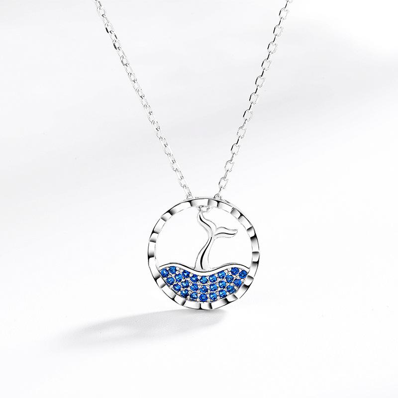 

Русалочья пена бриллиантовое колье корейская версия мода легкая роскошь ins ветер ключица цепь для отправки будуар