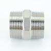Haishidike 304 Stainless Steel Double Male Thread Nipple