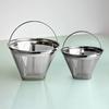 Stainless Steels Coffee Filter Fine Mesh Screen Reusable Cone Shape Strainer for Espresso Coffee Maker Machine Part