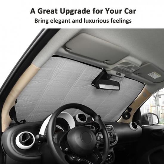 Fit For Smart Fortwo 2009- Front Windshield UV Block  Interior Sunshade
