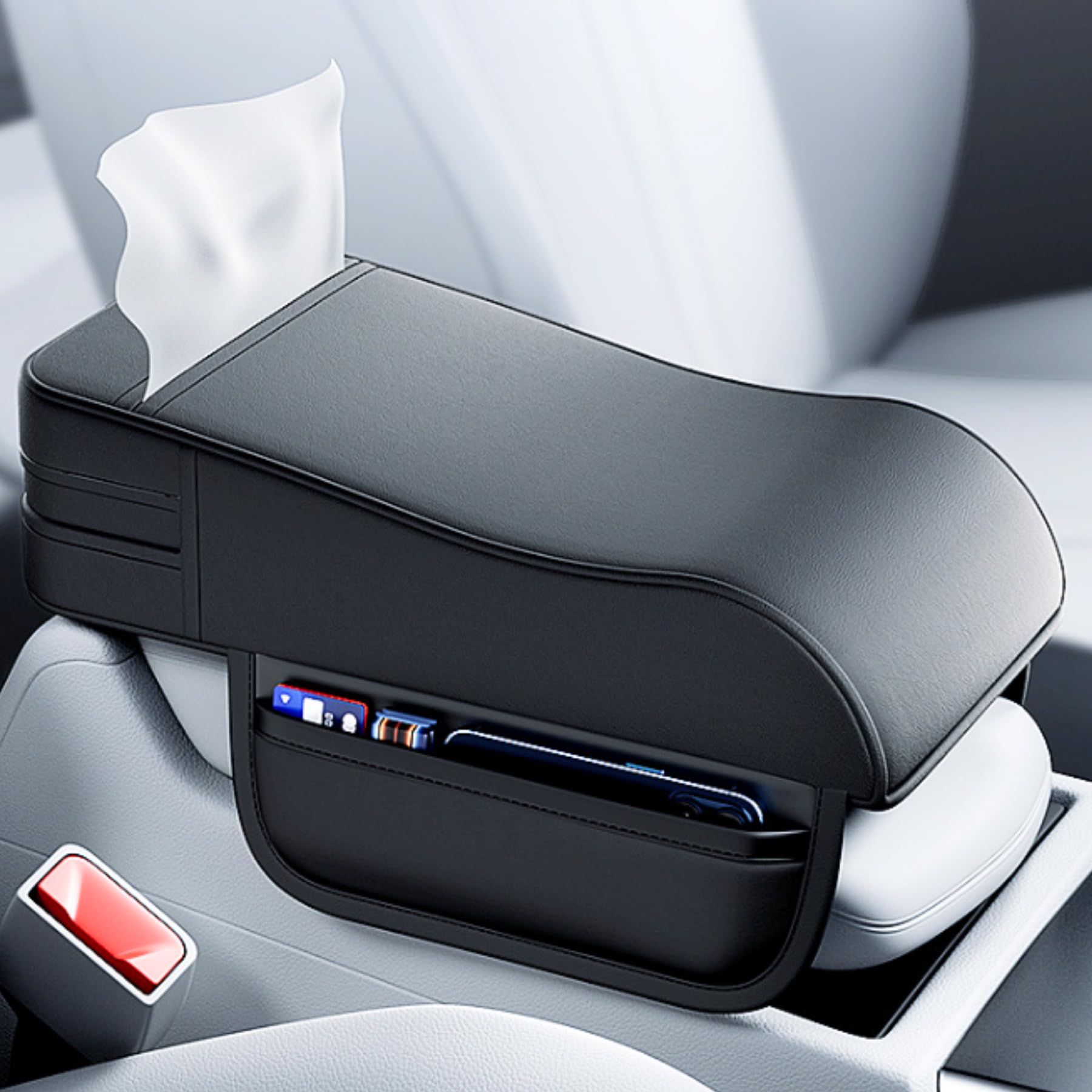 

Mellbo Консоль в автомобиль Пена с памятью ПУ Усталость Легкая установка Подлокотник, Бокс, Кожа, Водонепроницаемый, Уменьшающий,