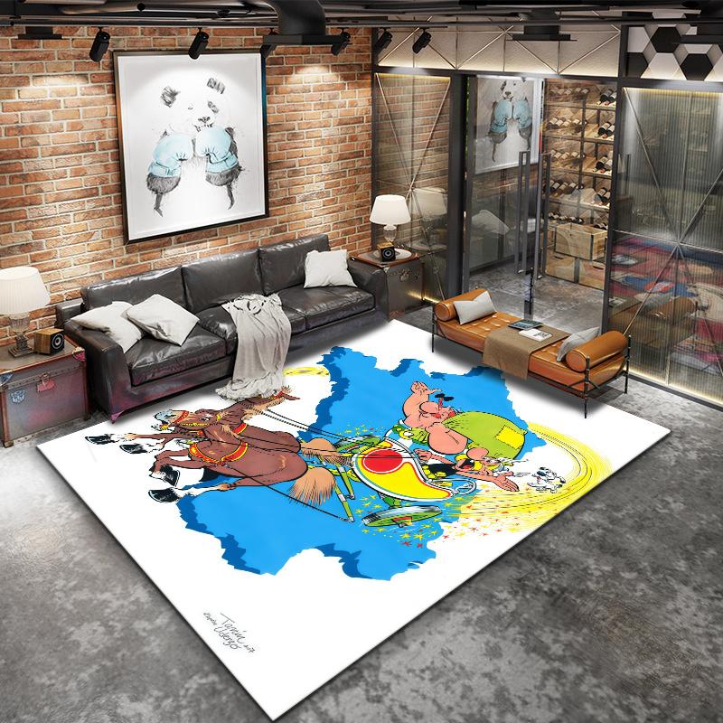 Asterix Carpet Rug for Living Room Bedroom Home Sofa Decoration,Kids play Nonslip Floor Mat