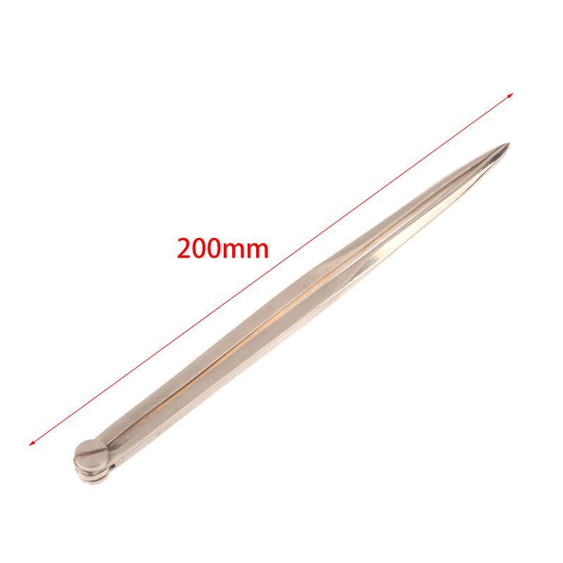 Solid Brass Straight Chart Divider Rust-Resistant Navigation Measuring Instrument Marine Splitting Tool For Architects