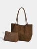 One-shoulder Fashiable Autumn and Winter Large-capacity Vintage Suede 2026 New Casual Commuter E-shoulder Handheld Tote Bag