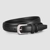 Women's Hong Kong & American Style Genuine Leather Belt with Needle Buckle - High-End Top Layer Cowhide for Work Pants
