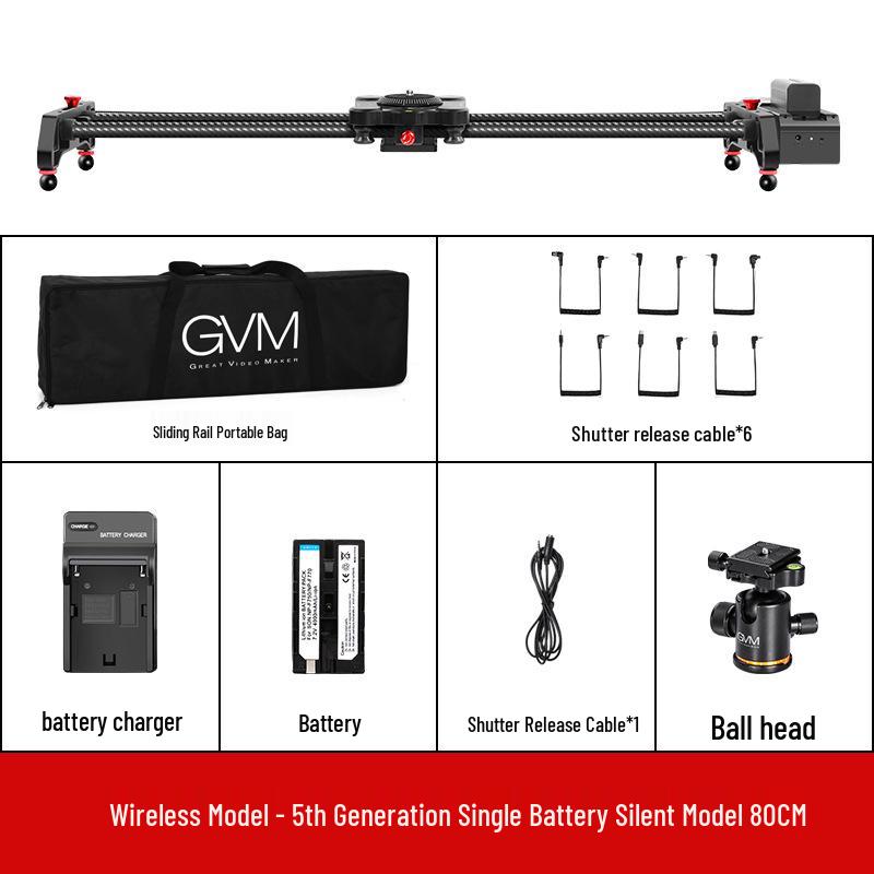 8gvm Electric Photography Slider: 360° Rotating Time-lapse Tracking, Silent Smooth Video Shooting.