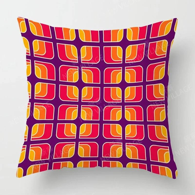 Nordic Fall Home Decor Autumn Throw Pillow Case Sofa Cushion Cover Modern  Geometry
