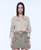 INSTANTFUNK Summer Ribbon Shirt - Light Beige