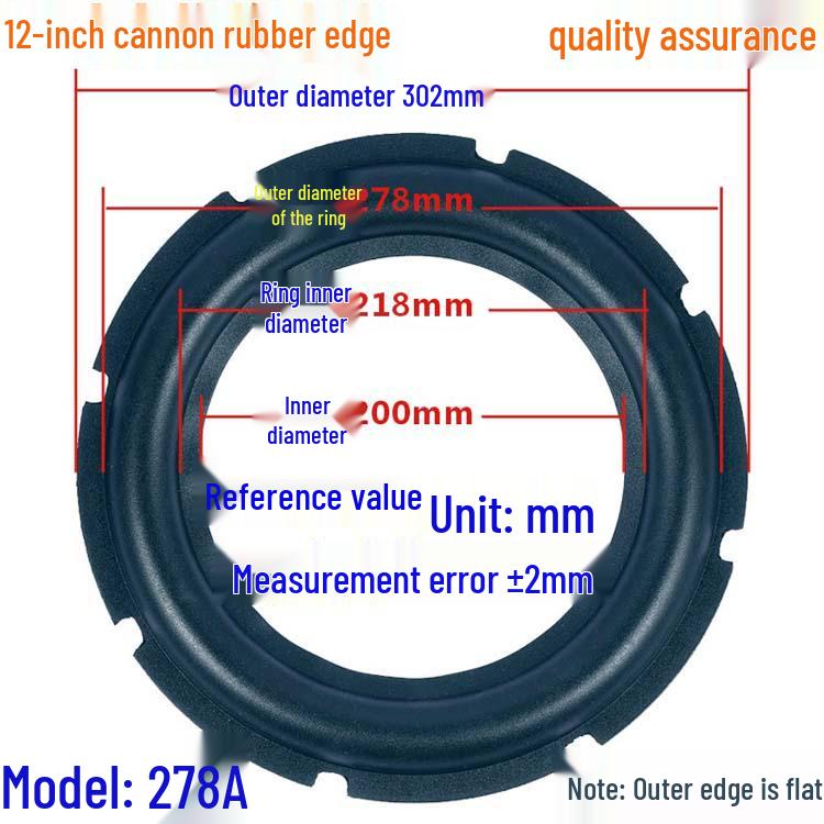Speaker Repair Rubber Edge Ring - Replacement Folding Parts