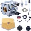 Carburetor Carb Tune Up Kit For Husqvarna 50 51 55 Rancher Chainsaw Replace Carb For Walbro WT 170 1,WT 170, Replace OEM Number For 503281504