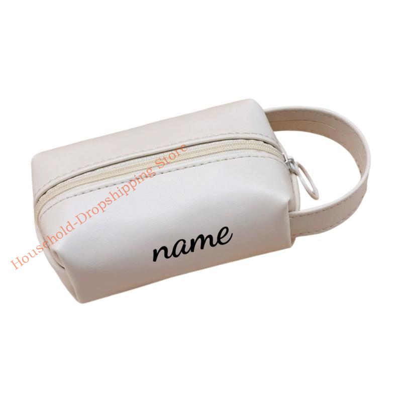 Large Capacity Portable Cosmetic Organizers Waterproof PU Polyester Travel Jewelry Pouches Compact Cosmetic Bag 85AD