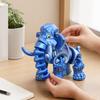 3D-gedruckte Mammutfigur, Elefanten-Ornament mit beweglichen Gelenken, Tier-Fidget-Spielzeug zur Stressbewältigung für Kinder, Dekoration für Zuhause und Büro