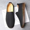 Fashion Spring Autumn New Men's Shoes Soft Leather and Soles Flat with Line Casual Designer Shoes Male Middle-aged Old Man Dad Loafers