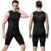 Men Fitness Vest Round Neck Sleeveless Sport Tops Breathable Fabric Camisole Vitality Enhancing Body Shaper