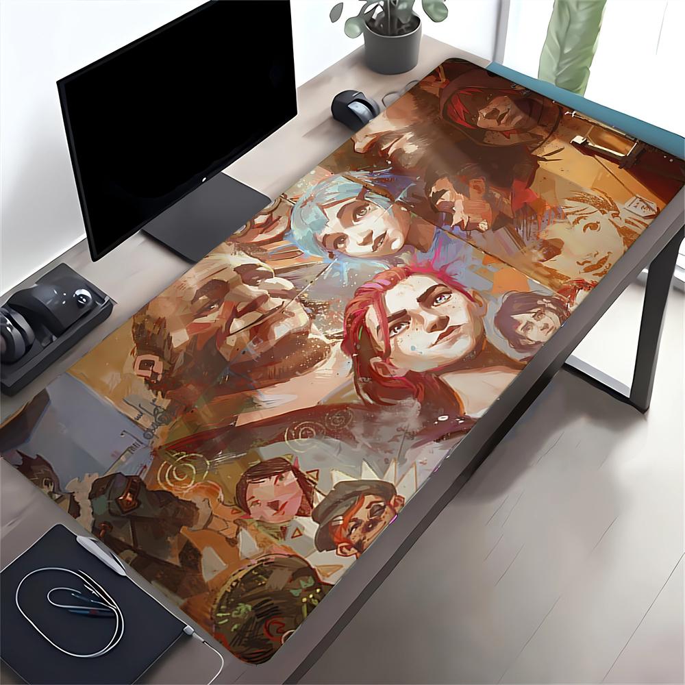 Colorful Characters Unite Large Gaming Mouse Pad Nonslip Rubber Base Waterproof Desk Mat For Office Pc Laptop