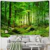 Metasequoia Büsche Wandteppich Wandbehang tropischen Pflanzen Wald Boho psychedelischen Hexerei mystischen Home Decor