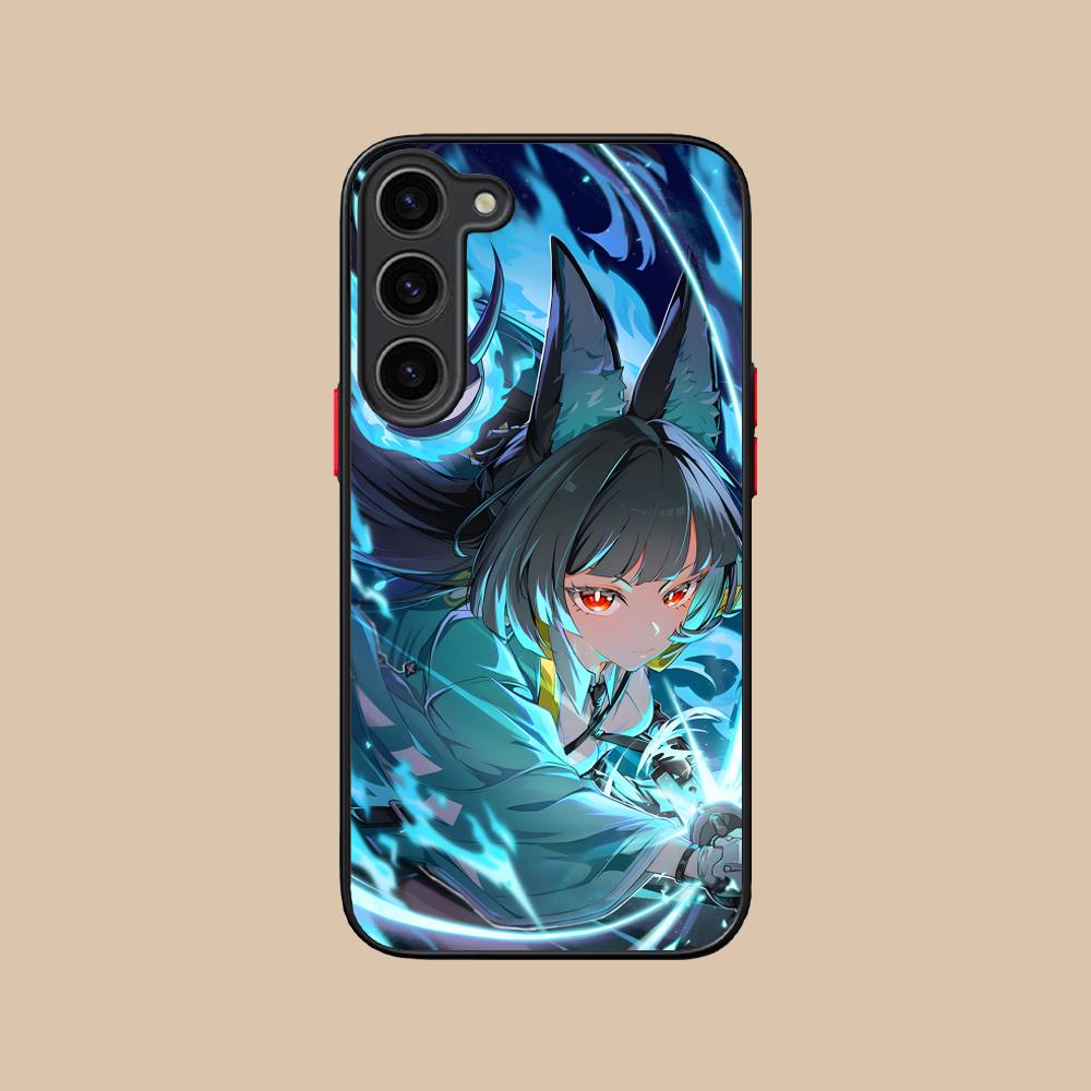 Zenless Zone Zero Hoshimi Miyabi Phone Case for Samsung Galaxy S25 S24 S23 S22 S21 Plus FE Ultra Colorful Silicone Cover Pretty