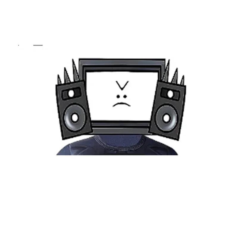 Skibidi Toiletkostuum Spel Cosplay Speaker Man TV Man Romper Jumpsuit Masker Cosplay Halloween-kostuums voor mannen Kinderen 180 black