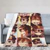 Hanakos Kuns Warm Soft Blanket for Kids  Plush Aesthetic Throw Blanket Flannel Bedspread for Sofa or Bed Home Decor