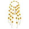 Cloth Daisy Tassel Headband Decorate Your Hat Sunflower Headband Floral Bridal Headpiece  Wedding