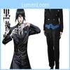 Exquisites Black Butler Kuroshitsuji Sebastian Michaelis Uniform Cosplay Kostüm Anzug