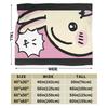 Peek a Boo Usagi Chiikawas Hachiware Blanket Fleece Spring Autumn Ultra-Soft Throw Blankets for Bed Bedroom Bedding Throws