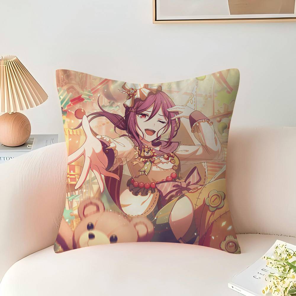 Kaoru Seta Pillowcase Toon Gift Cushion Cover Bedroom Home Sofa Chair Seat Decor Pillow Case