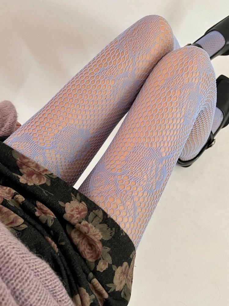 Spring and Autumn Design Women Sexy Fishing Net Stockings Nylon Rose Flower Lace Pantyhose Cool Hollow Out Anti Hook Mesh Tights