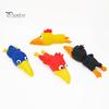 Dog Fetch Toy Large Head Chicken Latex Chew for Aggressive Training Chewers Squeaky Bite-Resistant Fun Interactive Play Medium Dogs Cartoon Shaped