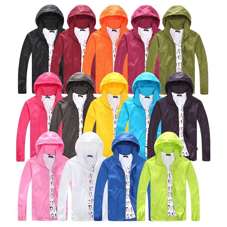 Ultra-Thin Waterproof Breathable Unisex Sports Windbreaker