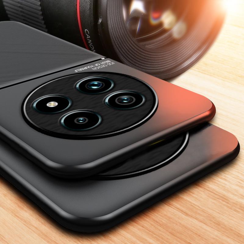 For OPPO Realme 13 Pro 13 ProPlus Textured Magnetic Four-corner Full Coverage Shockproof and Drop-resistant Phone Case