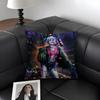 B-Birds Of Preyy Movie Cushion Cover Natural Linen Organic Fabric Double-Sided Printing Sofa Home Decor Gift Pillow Case