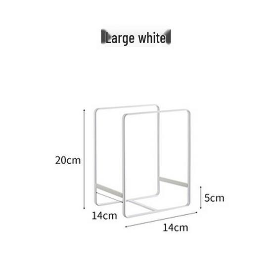 Japanese-Style Metal Dish Organizer: Cabinet Storage Rack for Plates, Bowls, Cutlery, and Chopsticks
