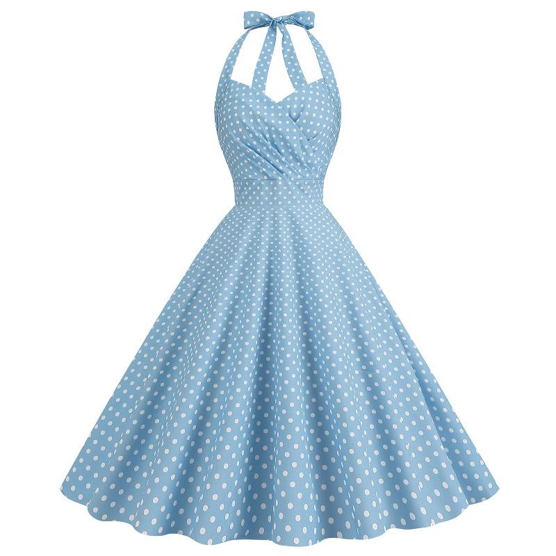 JPNTKY Fashion Summer Spring Sleeveless V-Neck Casual Dresses