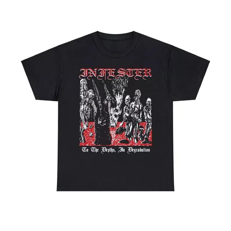 Infester Death Metal T Shirt Vintage Devourment Gorguts Lividity Gorgasm Autopsy Unisex T-Shirt L