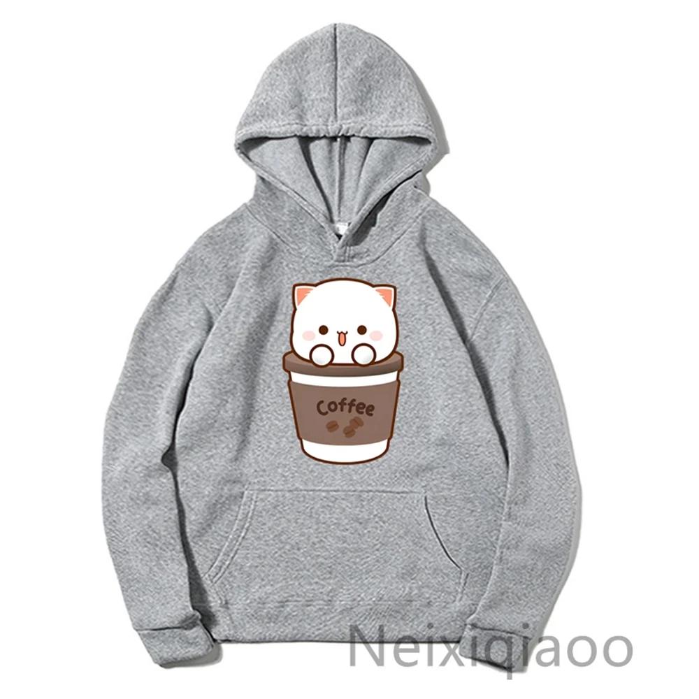 Cute anime print hoodies for men and women Harajuku fashion sweatshirts loose super street wear wool warm couple hoodies