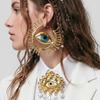 Vintage Big Eyes Dangle Earrings Resin Eyes Earring Corsage Fashion Eye Brooch  For Women Jewelry