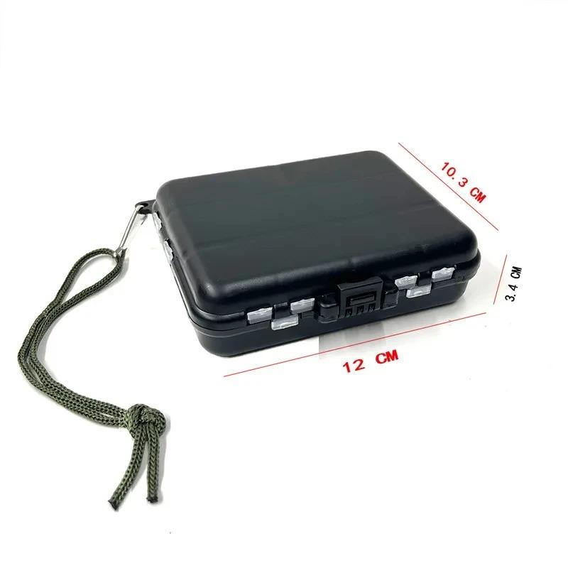 Gear Box Fishing Accessories Box Double Sided Fishing Parts Storage Bait Box Fish Hook Carp Accessories Storage Box