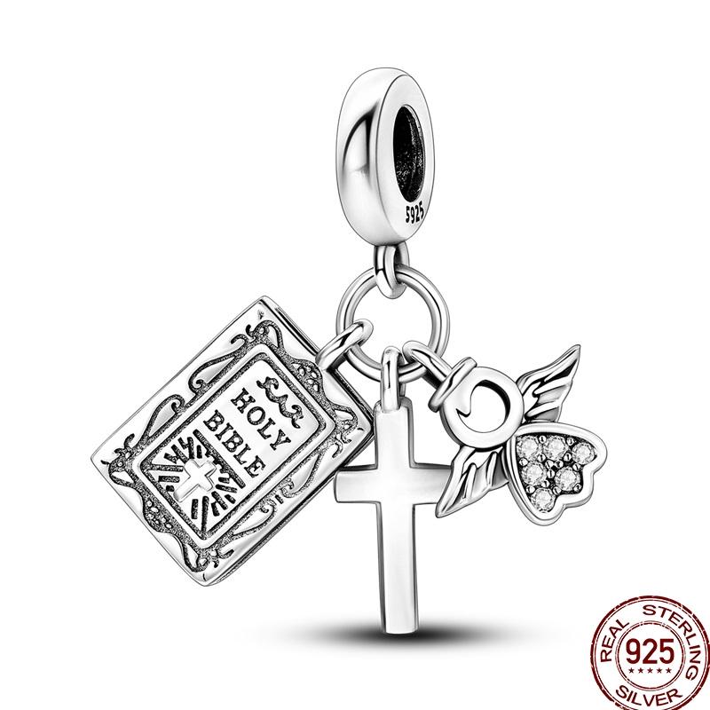 Copper Devil'S Eye Fatima Hand Charms Beads Tarot Cards Pendant Fit Original Bracelet Women Diy Jewelry Accessories