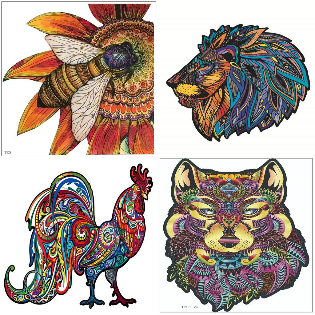 Wooden Animal Puzzle Set With Irregular 3d Shapes For Creative Kids And Adults